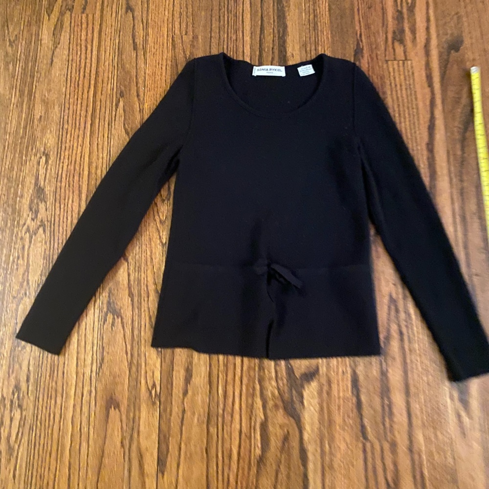 Sonia Rykiel Wool and Angora Sweater Black